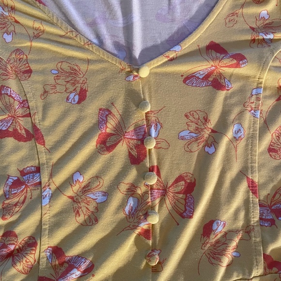 ModCloth My Favourite Flutter Peplum Top - Picture 3 of 9